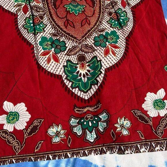 Vintage 70s Boho Hippy Floral Top Size small O/S - Picture 6 of 15